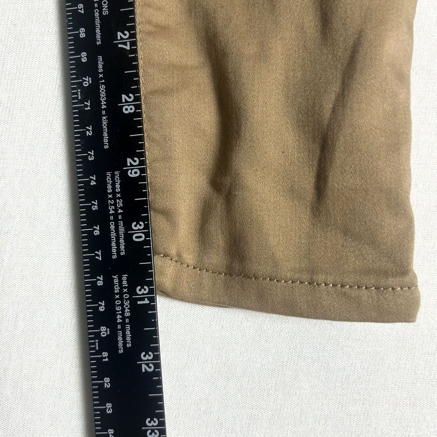 Forever 21 FOREVER 21 Pants Womens Size 28 Beige Tan Stretch Mid Rise Chino Skinny Size 28" / US 6 / IT 42 - 6 Thumbnail