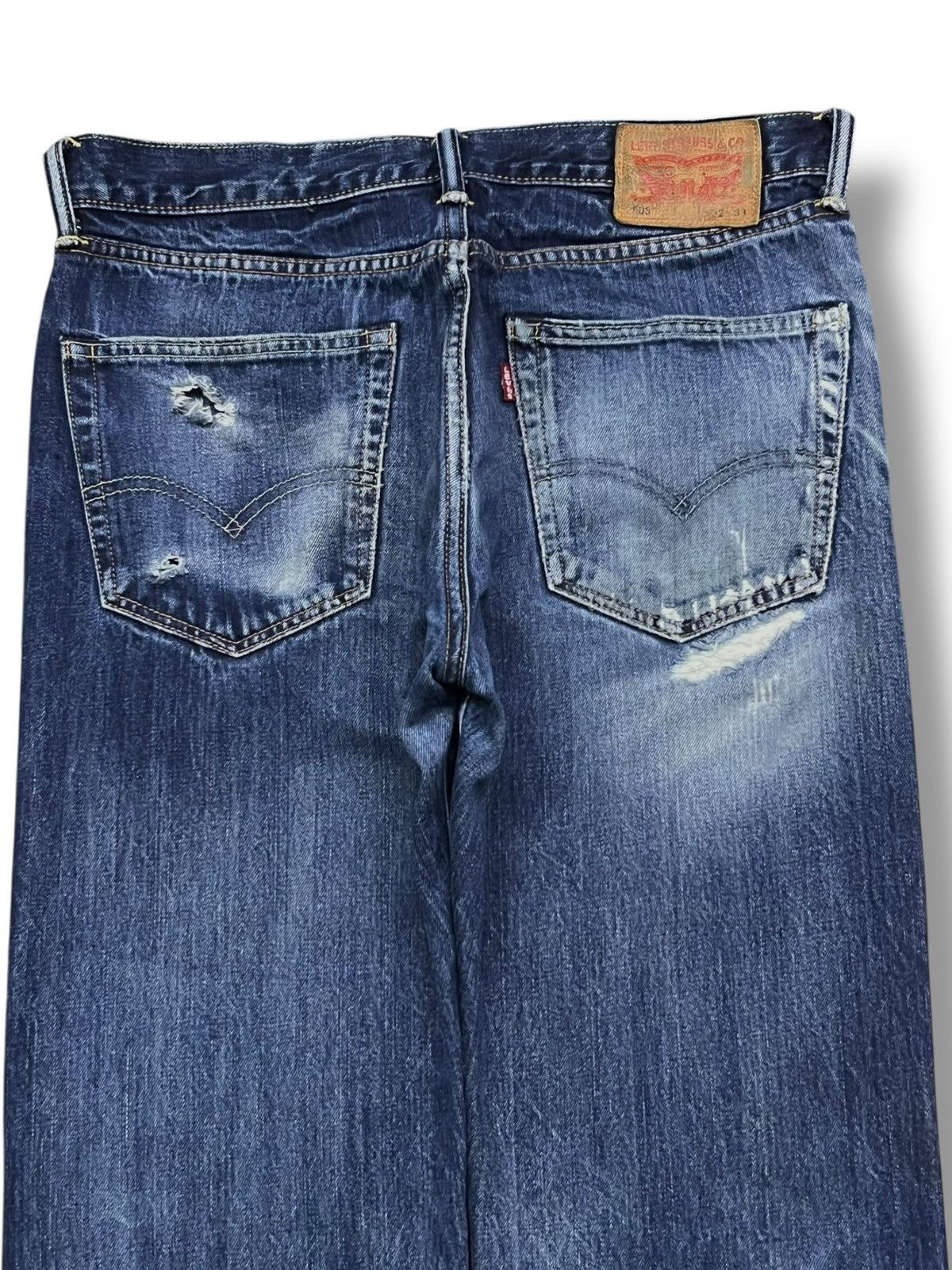 Levi's Vintage Levi’s 505 - Faded Wash, Distressed Denim Size US 32 / EU 48 - 5 Thumbnail