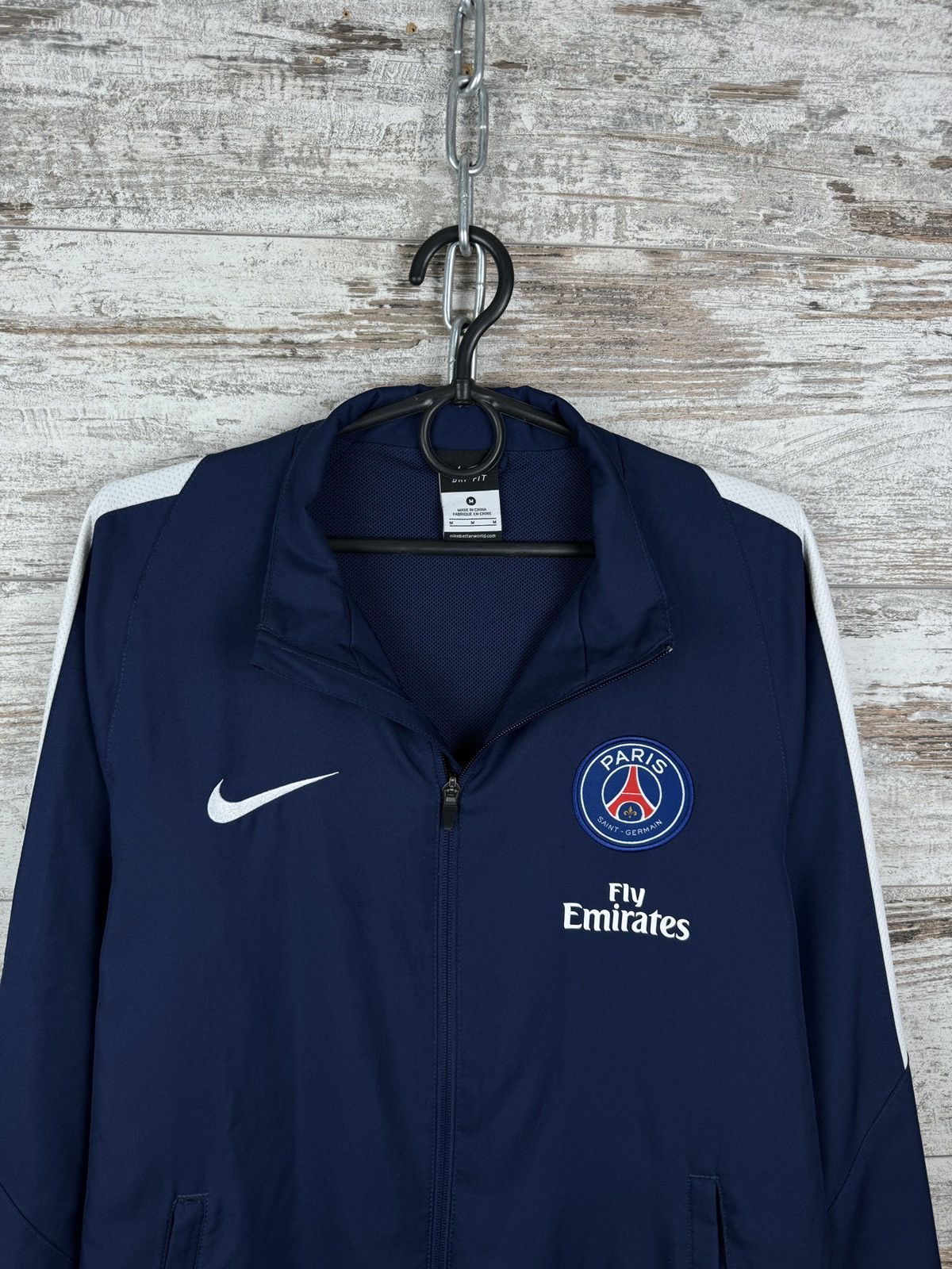 Nike Mens Vintage Nike Paris Saint Germain Track Jacket Olympic Size US M / EU 48-50 / 2 - 2 Thumbnail