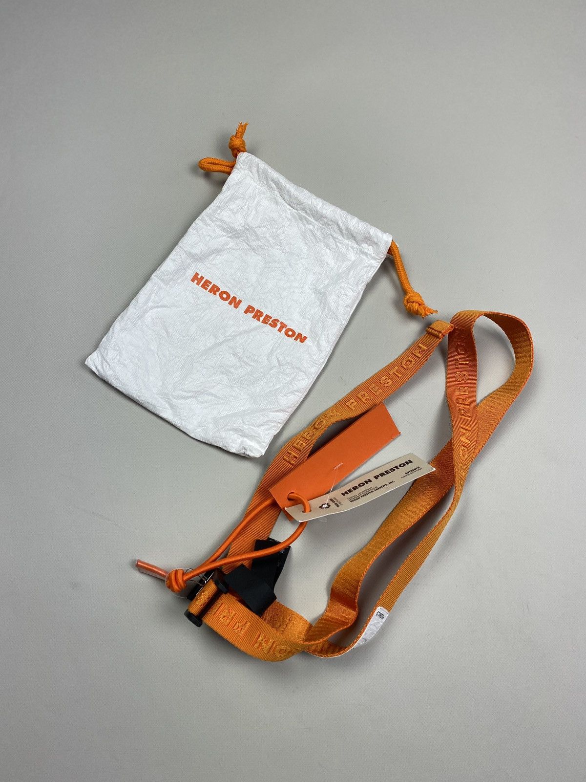Heron Preston BNWT! Heron Preston Tiny Tape Magnetic Belt One Size Orange Size ONE SIZE - 3 Thumbnail