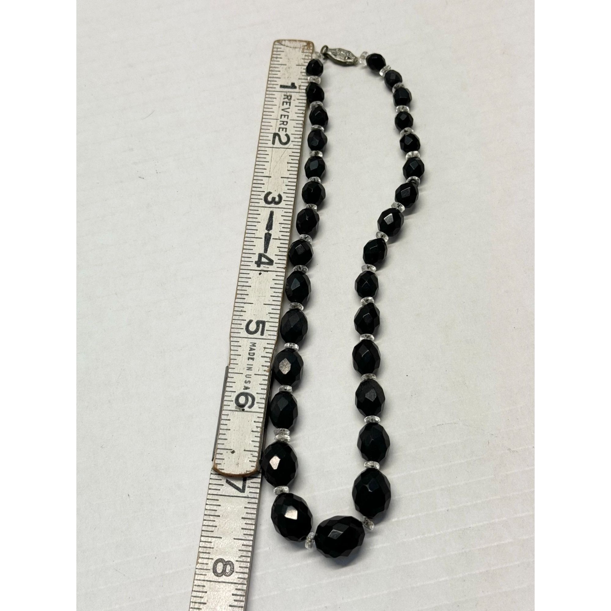 Vintage Art deco estate glass beaded necklace Size ONE SIZE - 4 Thumbnail