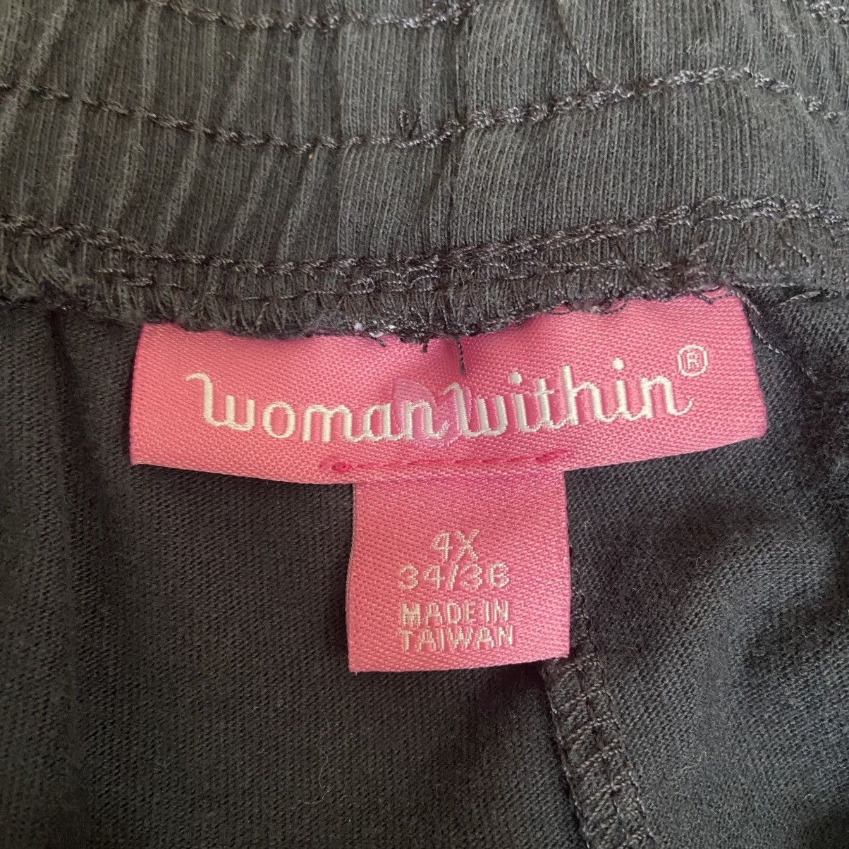 Other Women Within Women’s Black Shorts Size 4X Size 42" / US 20 - 7 Thumbnail