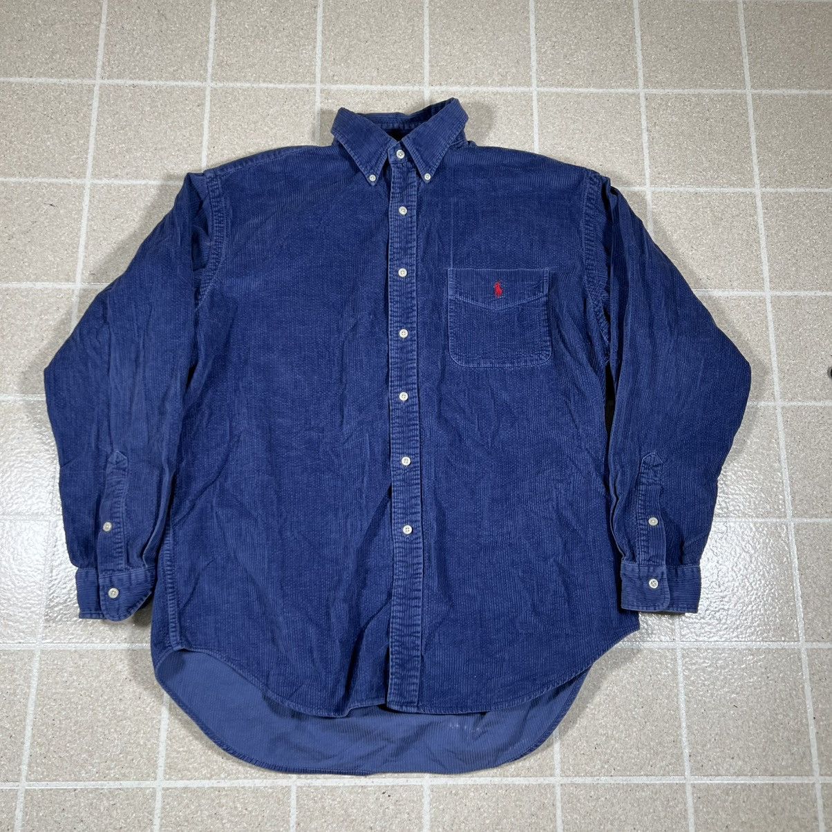Polo Ralph Lauren Polo Ralph Lauren Blaire Corduroy Button Up Shirt Men L Size US L / EU 52-54 / 3 - 1 Thumbnail