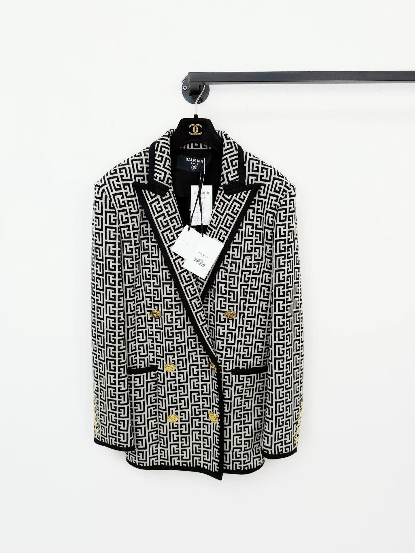 Balmain Balmain Plaid Blazer Size XXS / US 00 / IT 34 - 1 Thumbnail
