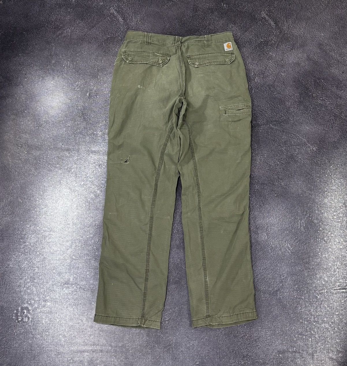 Carhartt Vintage Carhartt Aviation Olive Work Hype Cargo Pants Size US 34 / EU 50 - 1 Thumbnail