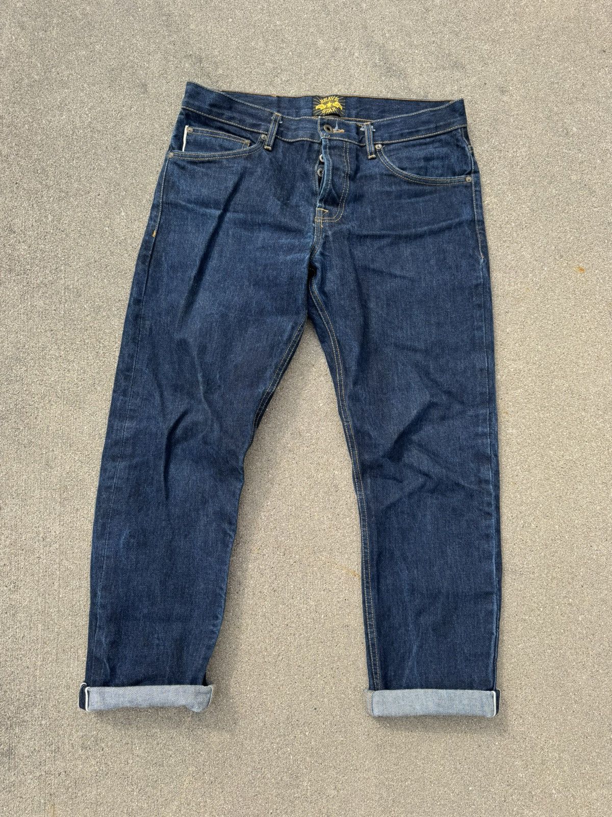Other Bravestar Made in USA Slim Straight Selvedge Denim Jeans Size US 34 / EU 50 - 1 Thumbnail
