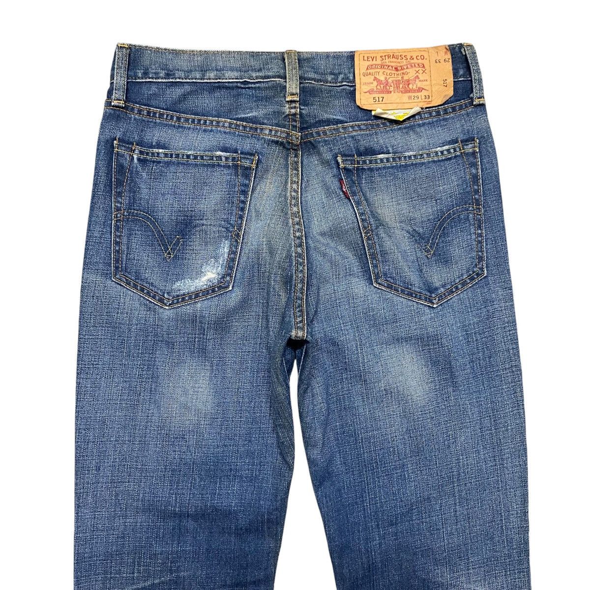 Levi's Vintage Levis 517 Flare Jeans Distressed Size US 30 / EU 46 - 10 Thumbnail