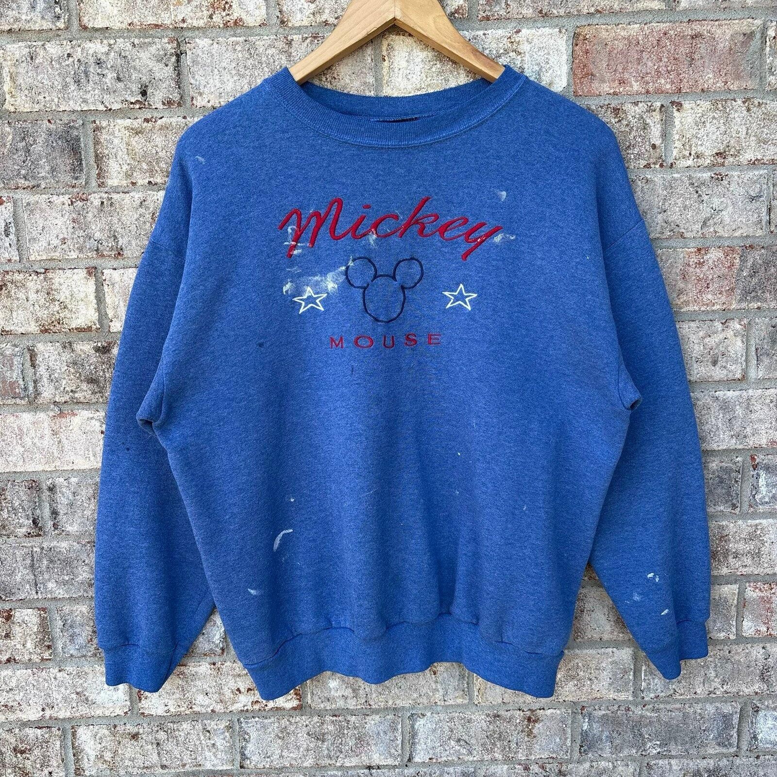 Disney Vintage 90s Disney Mickey Mouse sweatshirt Size US L / EU 52-54 / 3 - 7 Thumbnail