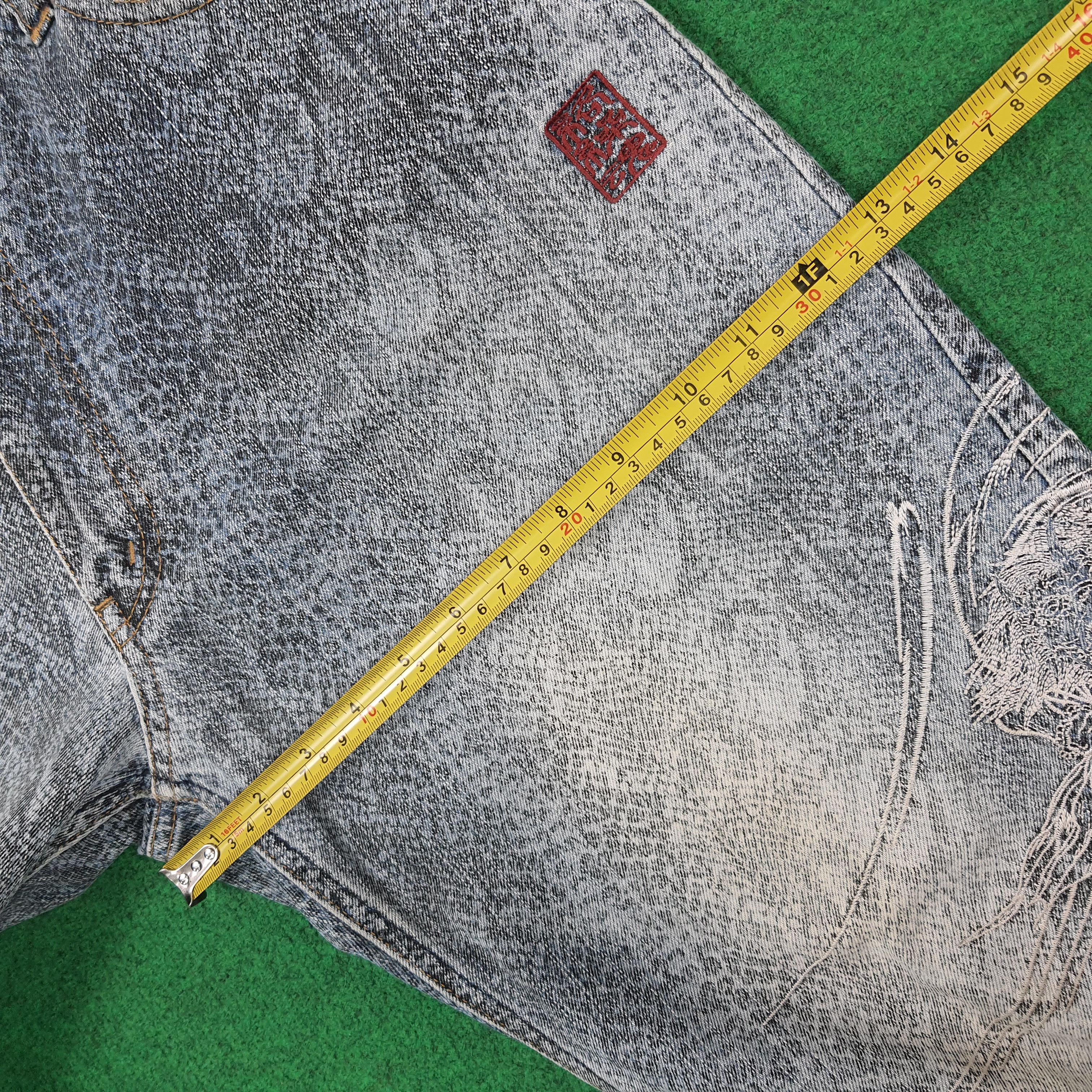 Karakuri Tamashii Karakuri Tamashii Snake Pattern Denim Full Embroidery E1N35 Size US 32 / EU 48 - 16 Thumbnail