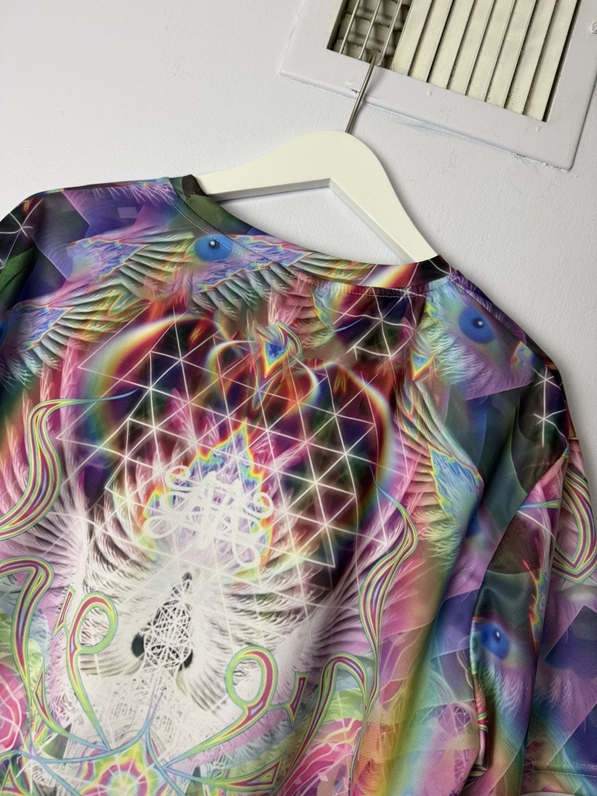 Other Custom 1of1 DMT Psychedelic Religious Jesus Tee Angles 🌈 Size US XXL / EU 58 / 5 - 7 Thumbnail