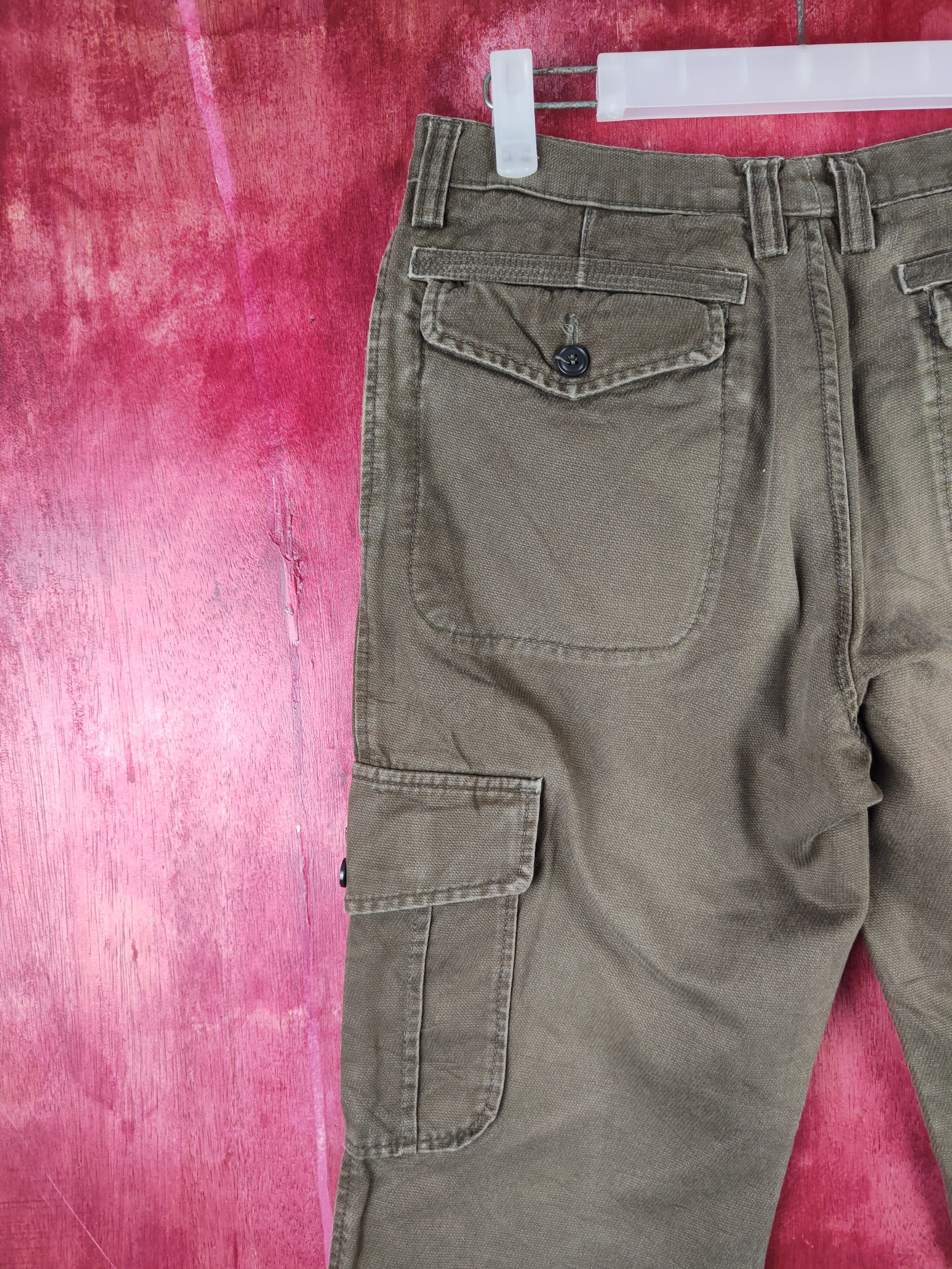 Japanese Brand Vintage Design Works Dark Brown Cargo Pants N#S014 Size US 29 - 8 Thumbnail