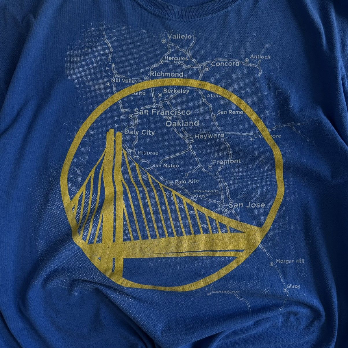 Japanese Brand × Vintage Vintage Golden State Warriors T-shirts Japan Y2K 00s Size US XL / EU 56 / 4 - 6 Thumbnail