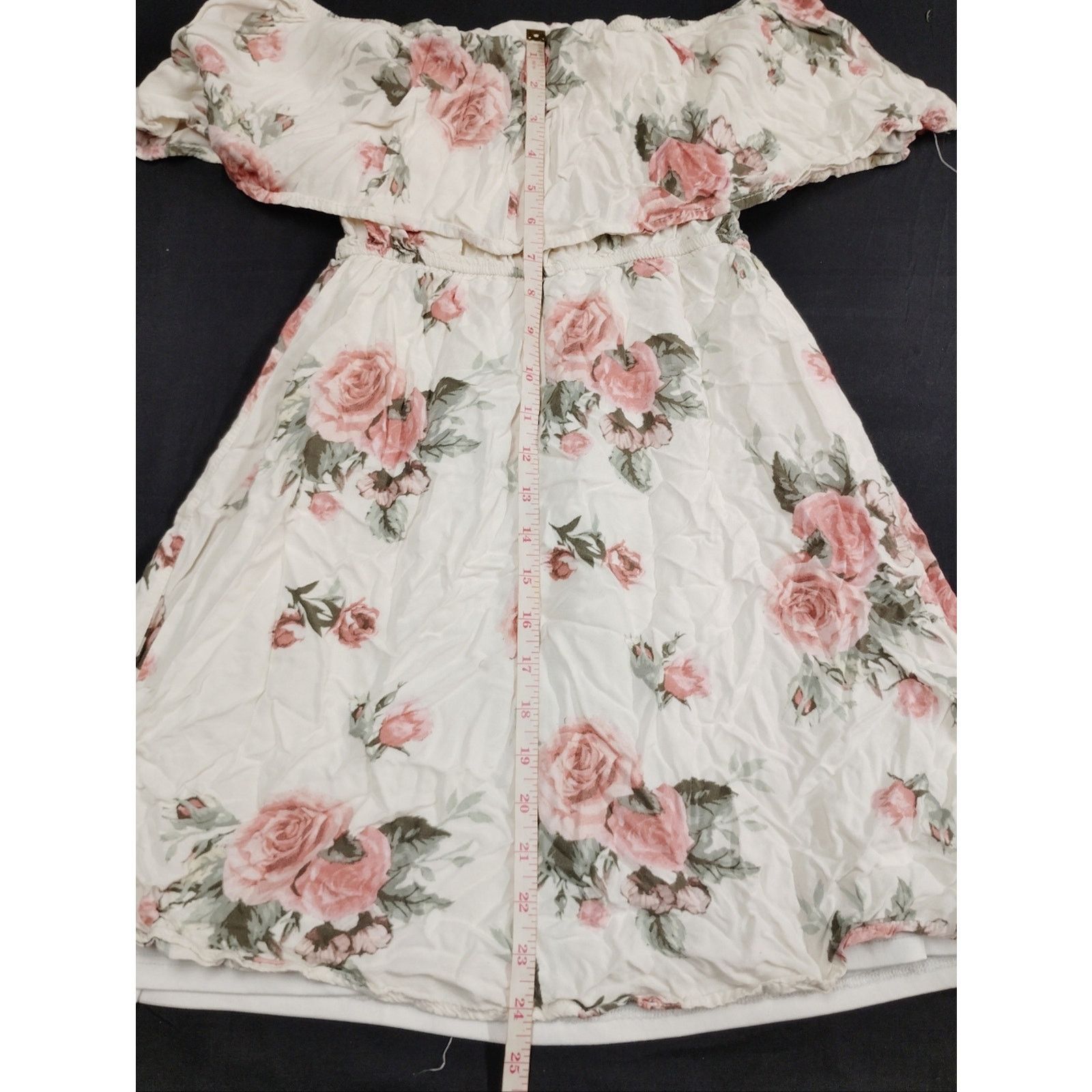 rue21 Rue 21 Floral Off-Shoulder Dress - Pink Rose Size S / US 4 / IT 40 - 5 Thumbnail