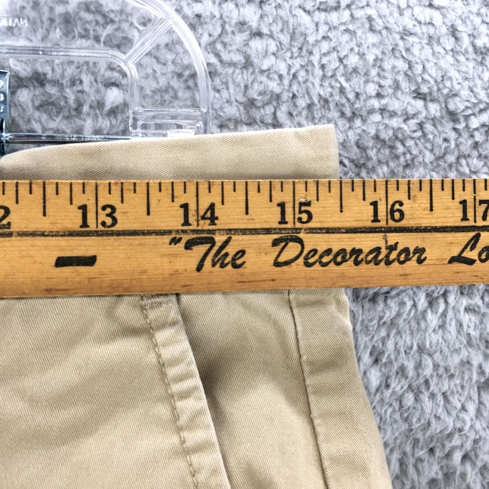 Tommy Hilfiger Tommy Hilfiger Chino Shorts Mens 30 Beige Mid Rise Zip Fly Flat Front Casual Size US 30 / EU 46 - 5 Thumbnail