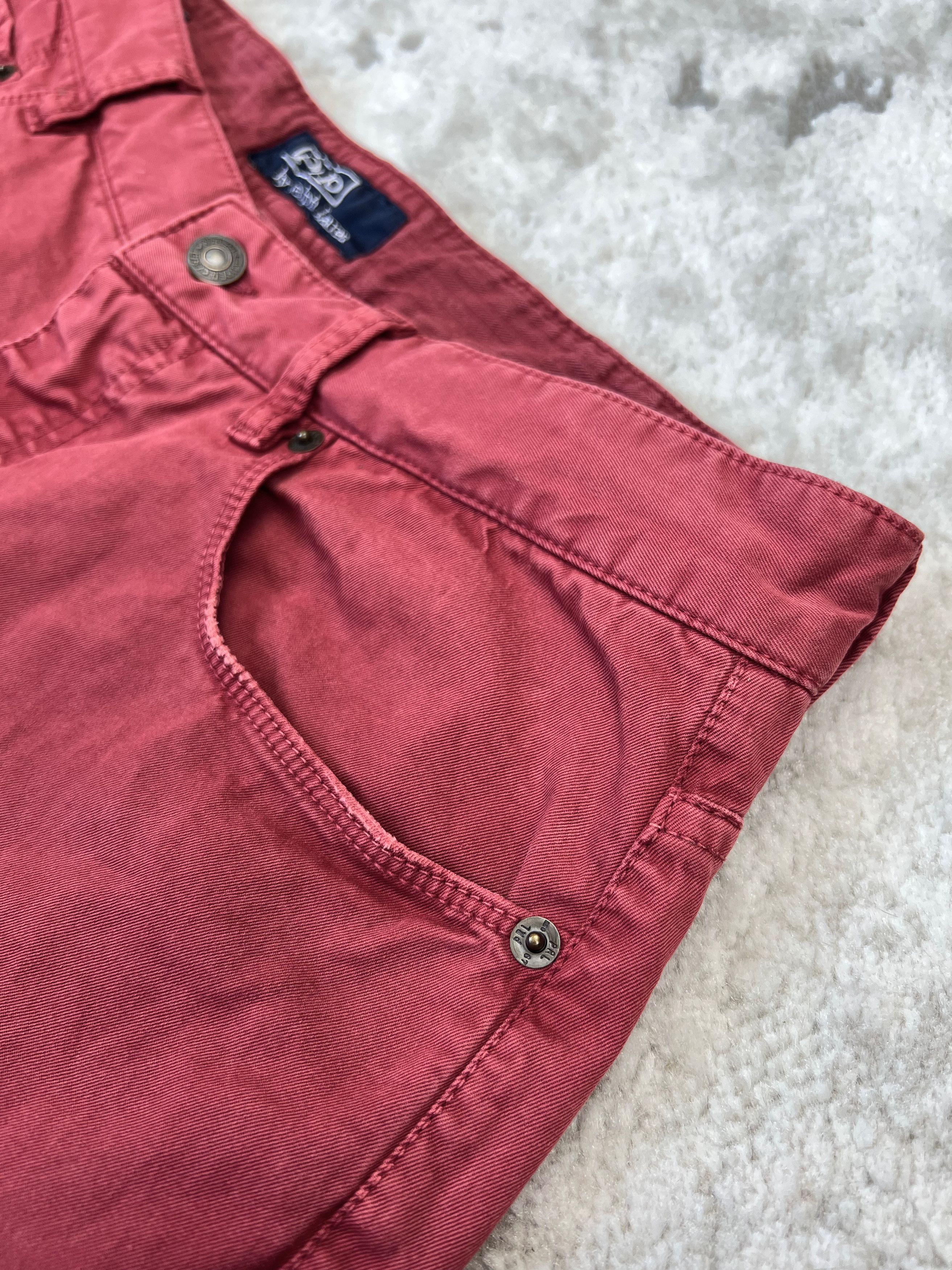 Polo Ralph Lauren × Ralph Lauren Polo Ralph Lauren Straight Burgundy Italian Fabrics Pants 34 Size US 34 / EU 50 - 5 Thumbnail