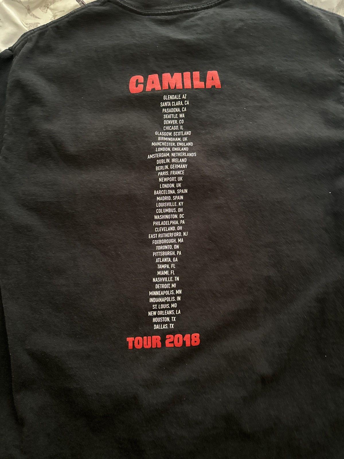 Band Tees × Vintage Camila Cabello The Never Be The Same debut tour Size US M / EU 48-50 / 2 - 2 Thumbnail