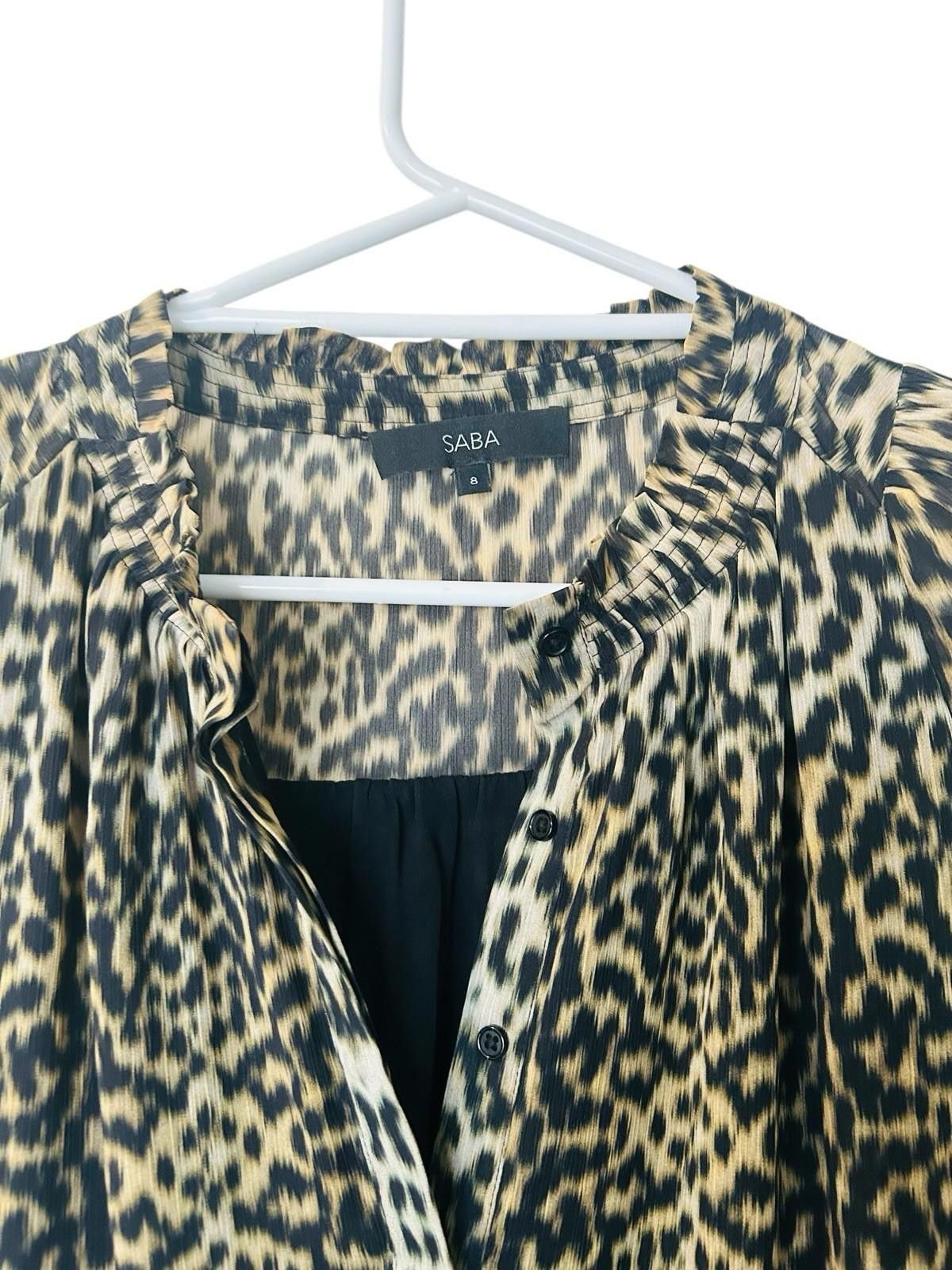 Saba Saba Sheba Animal Print Dress NWT - Size AU/UK 8 US 4 (010) Size S / US 4 / IT 40 - 6 Thumbnail