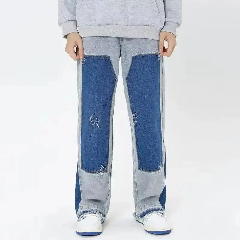 Japanese Brand Vintage Straight Baggy Pants Chic Design Streetwear Size US 32 / EU 48 - 5 Thumbnail