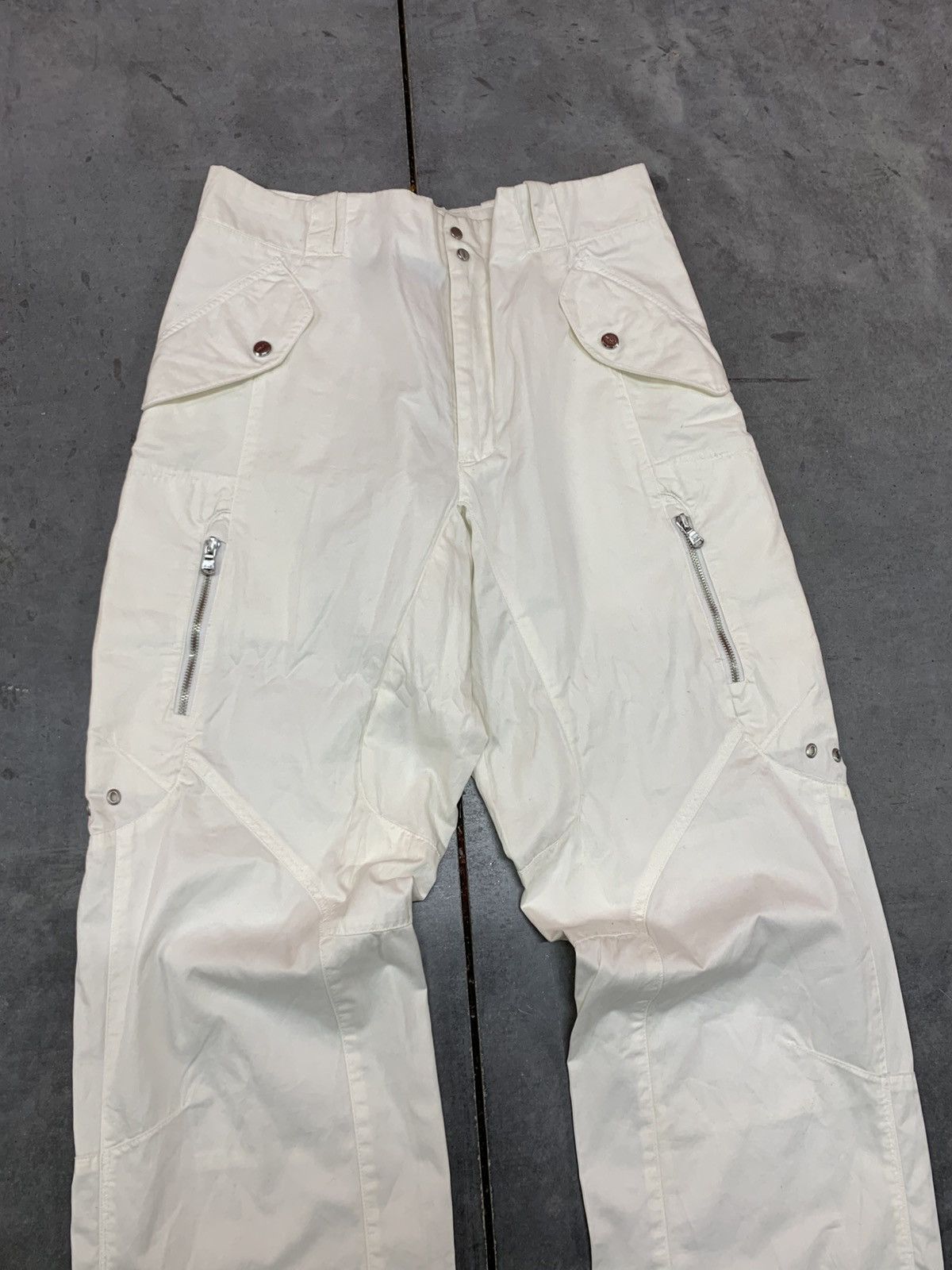 RLX Ralph Lauren Y2K Vintage Parachute Tactical Cargo Flight Pants 33x30 Size US 33 - 6 Thumbnail