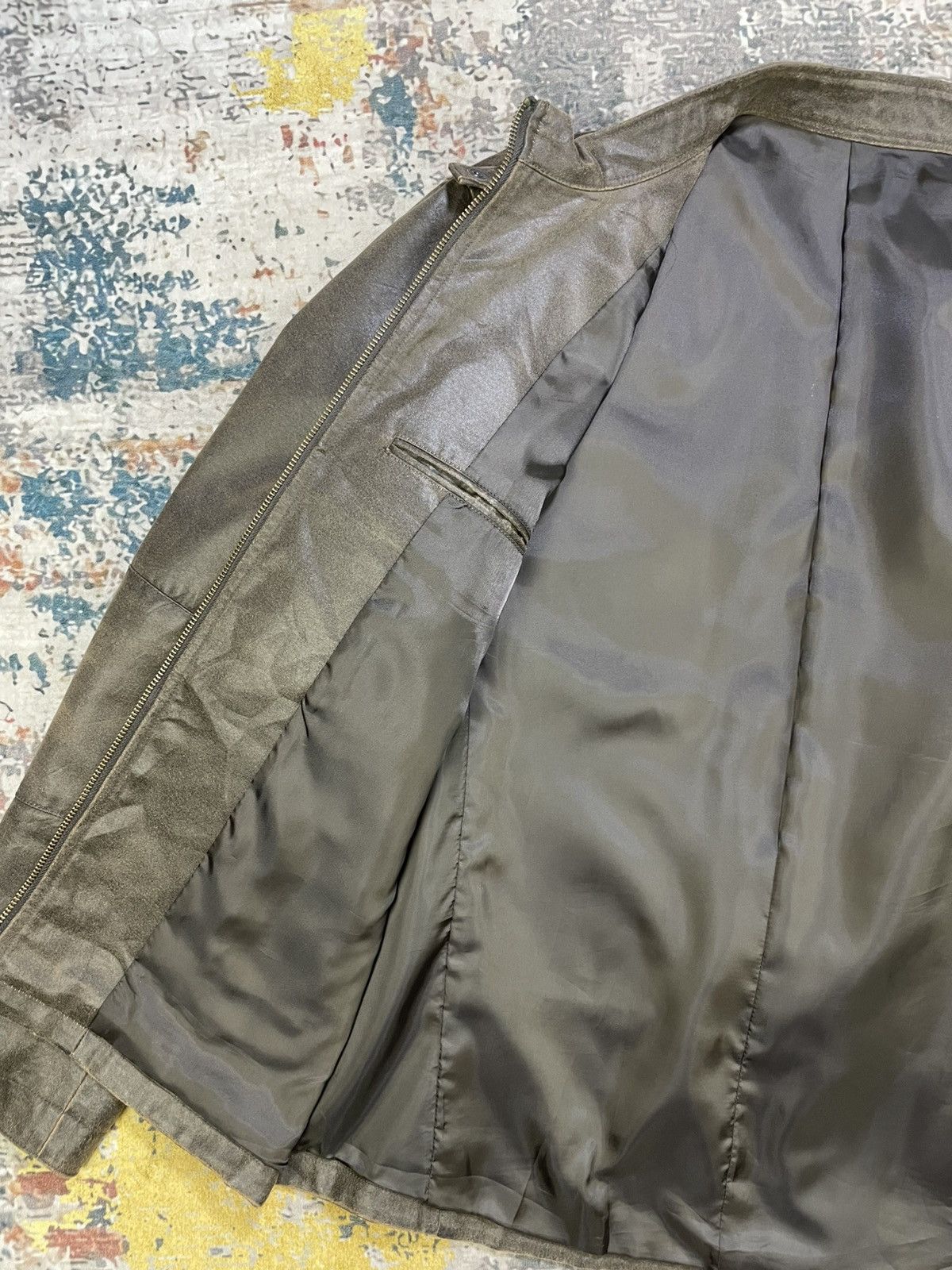 Comme Ca Ism Comme Ca Ism Cafe Racer Faux Leather Jacket Size US L / EU 52-54 / 3 - 9 Thumbnail