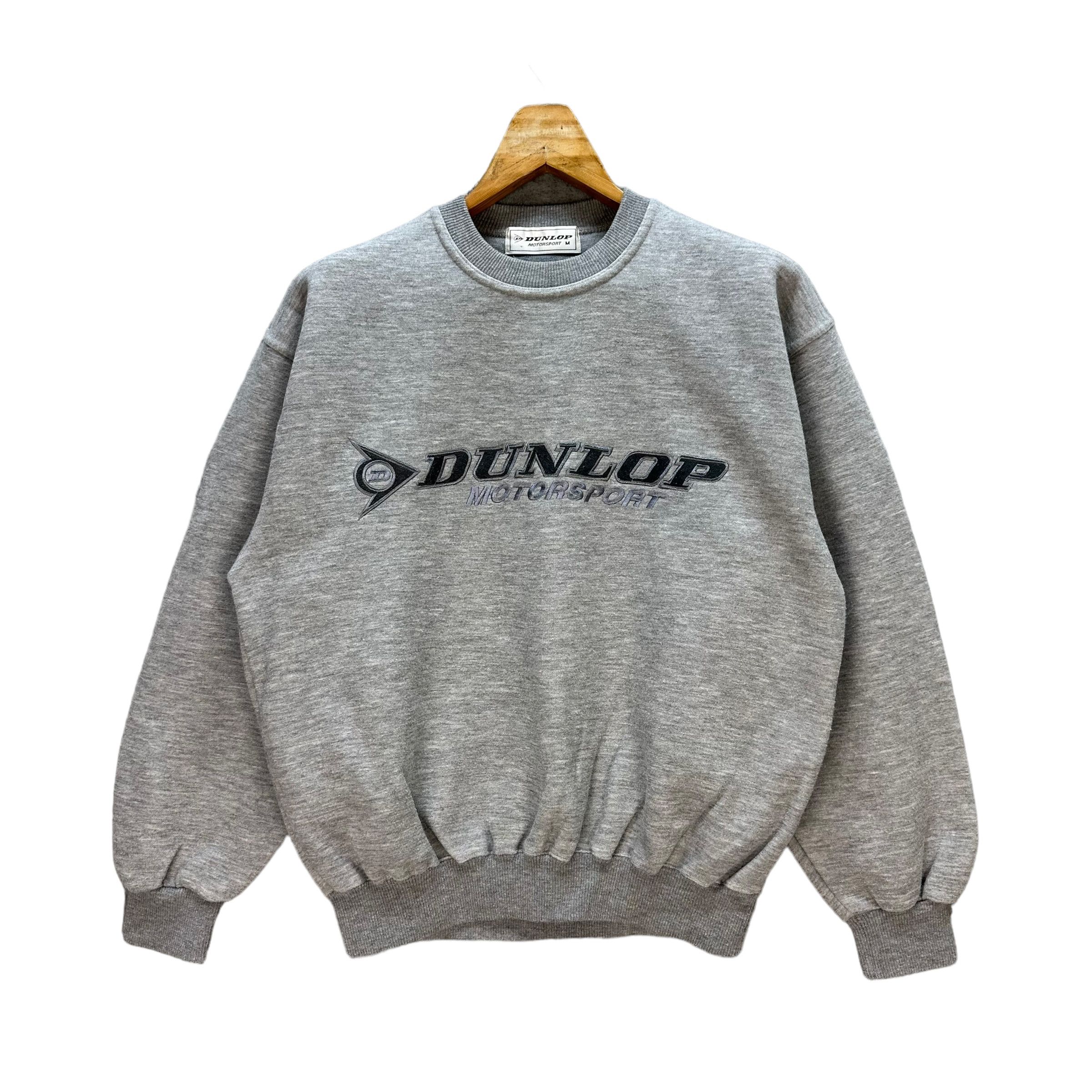 Dunlop Vintage 90's DUNLOP MOTORSPORT Crewneck Sweatshirt #A4-0082 Size US M / EU 48-50 / 2 - 1 Thumbnail