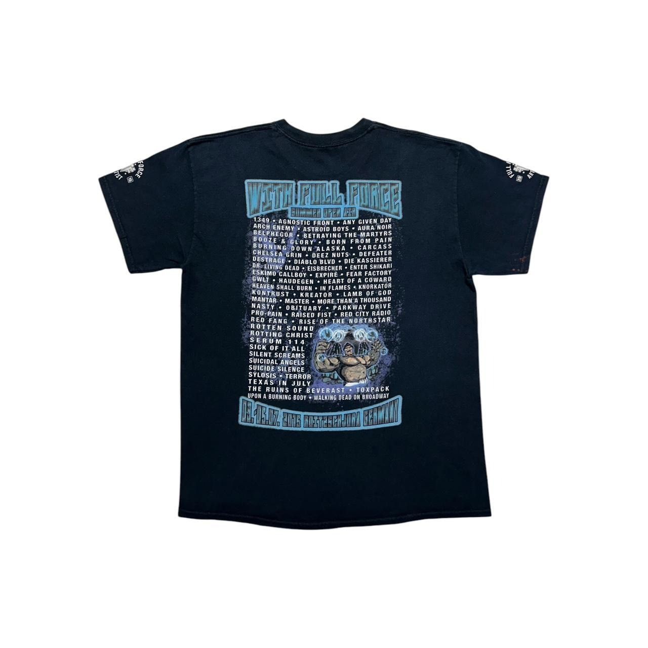 Band Tees × Gildan × Vintage With Full Force 2015 Tour Germany T-Shirt Size US L / EU 52-54 / 3 - 2 Thumbnail