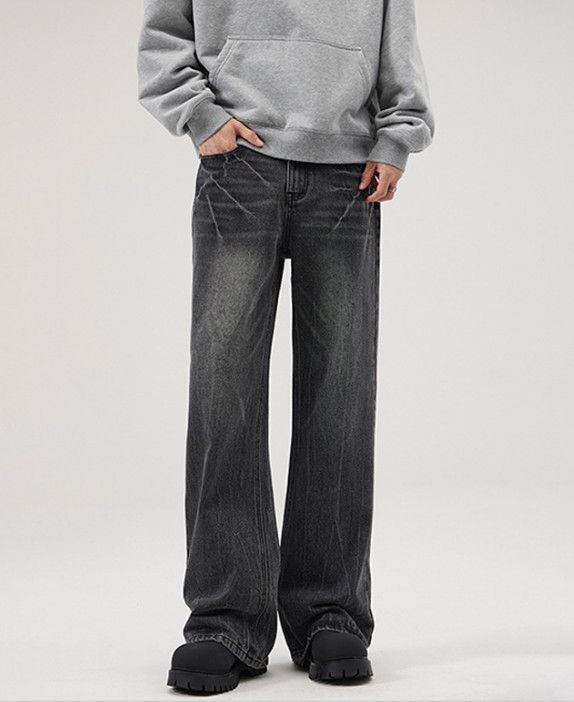 Japanese Brand Men's high street style cleanfit wide-leg flared jeans Size US 32 / EU 48 - 1 Thumbnail