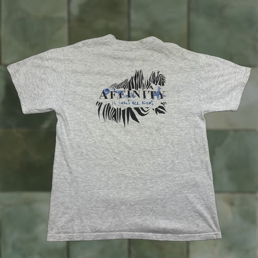 Hanes VINTAGE Hanes Safari T-Shirt Adult Large Gray Animals 90s Outdoor Obscure Mens Size US L / EU 52-54 / 3 - 1 Thumbnail