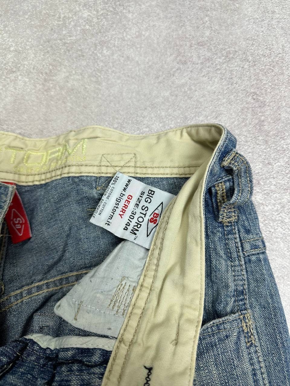 Hysteric Glamour CRAZY Japanese Distressed Clockhouse Vintage Y2K Baggy Jeans Size US 30 / EU 46 - 10 Thumbnail