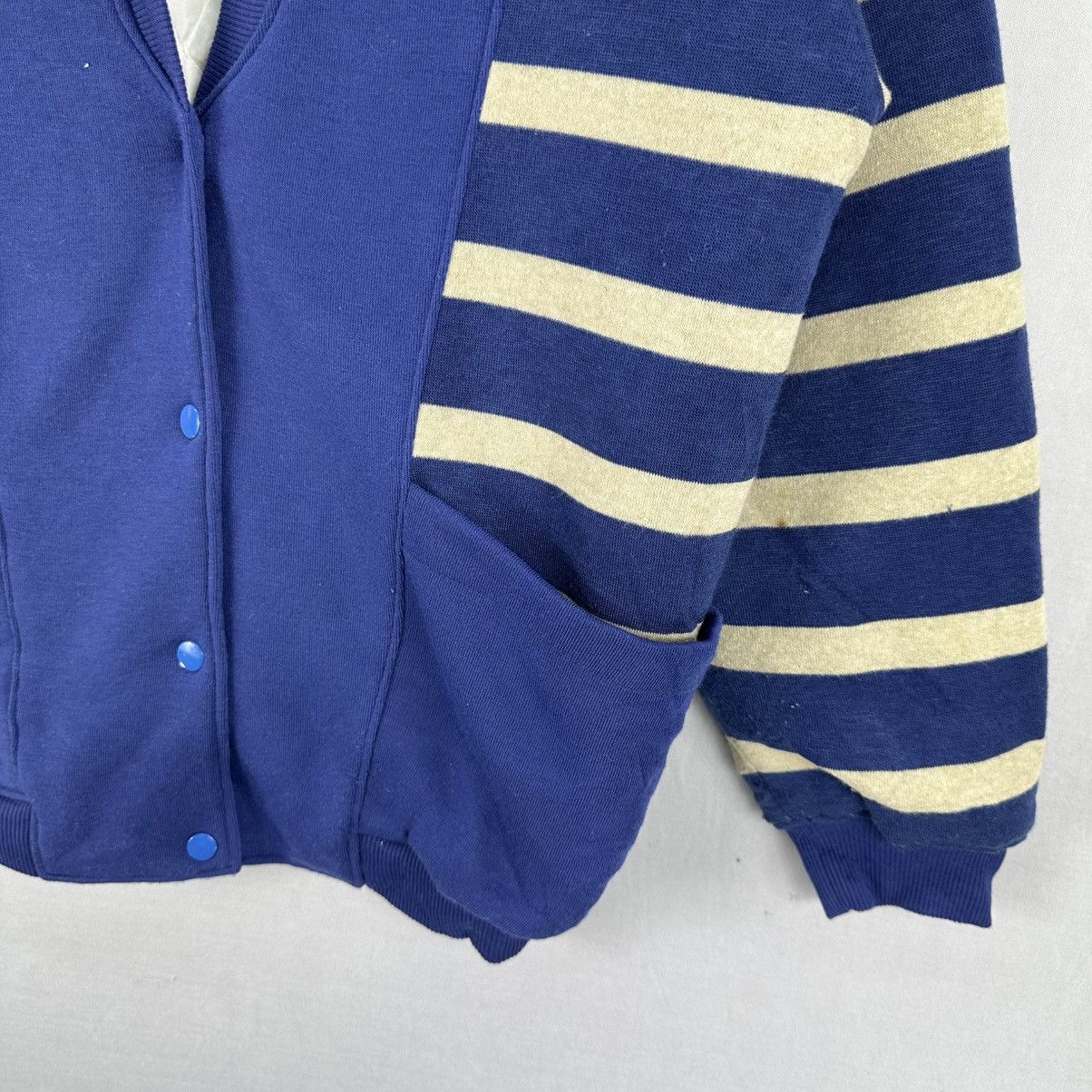 Japanese Brand × Vintage Vintage 90's Striped Cardigan Jacket by Lumead Size US L / EU 52-54 / 3 - 3 Thumbnail
