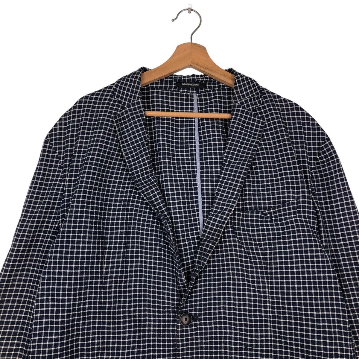 Emporio Armani 🔥Emporio Armani Tartan Design Casual Chore Jacket Size US M / EU 48-50 / 2 - 3 Thumbnail