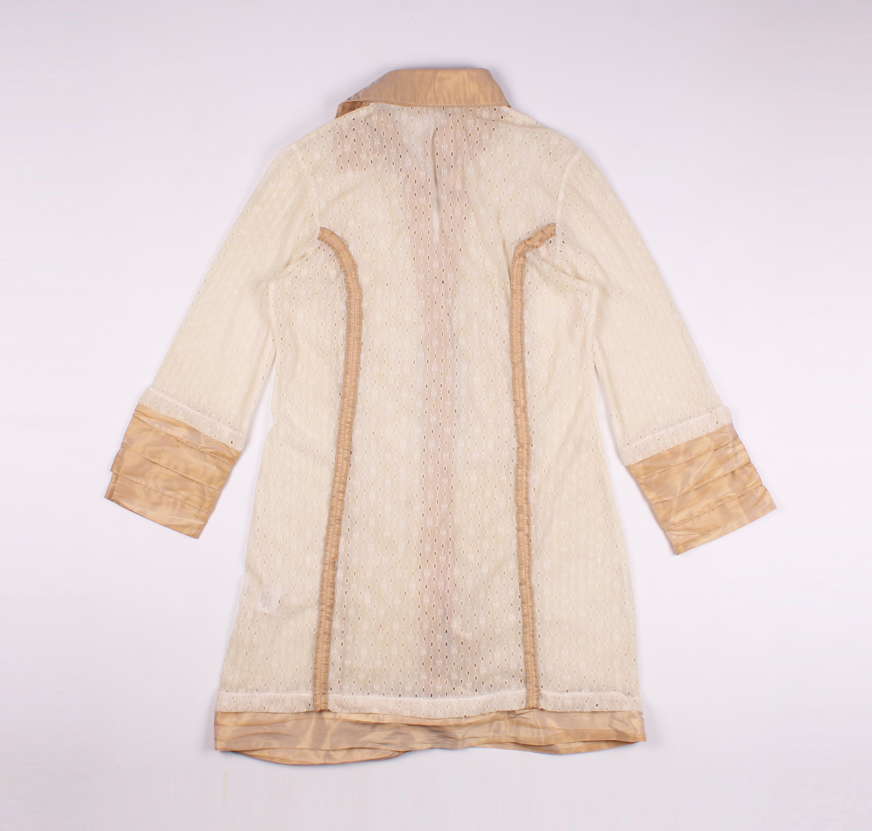 Vintage Vintage Bottega Mesh Cottage Fairy Y2K Long Blouse Cardigan Size L / US 10 / IT 46 - 11 Thumbnail