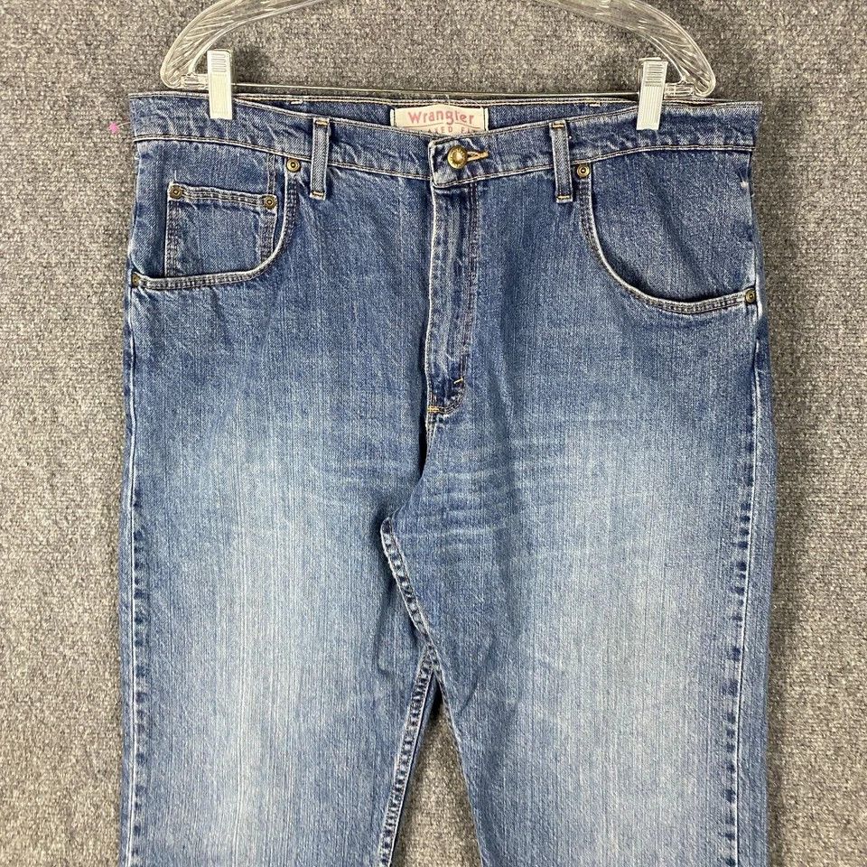 Wrangler Wrangler Cowboy Jeans Men's 38x29 Relaxed Fit Denim Cotton Size US 38 / EU 54 - 2 Thumbnail
