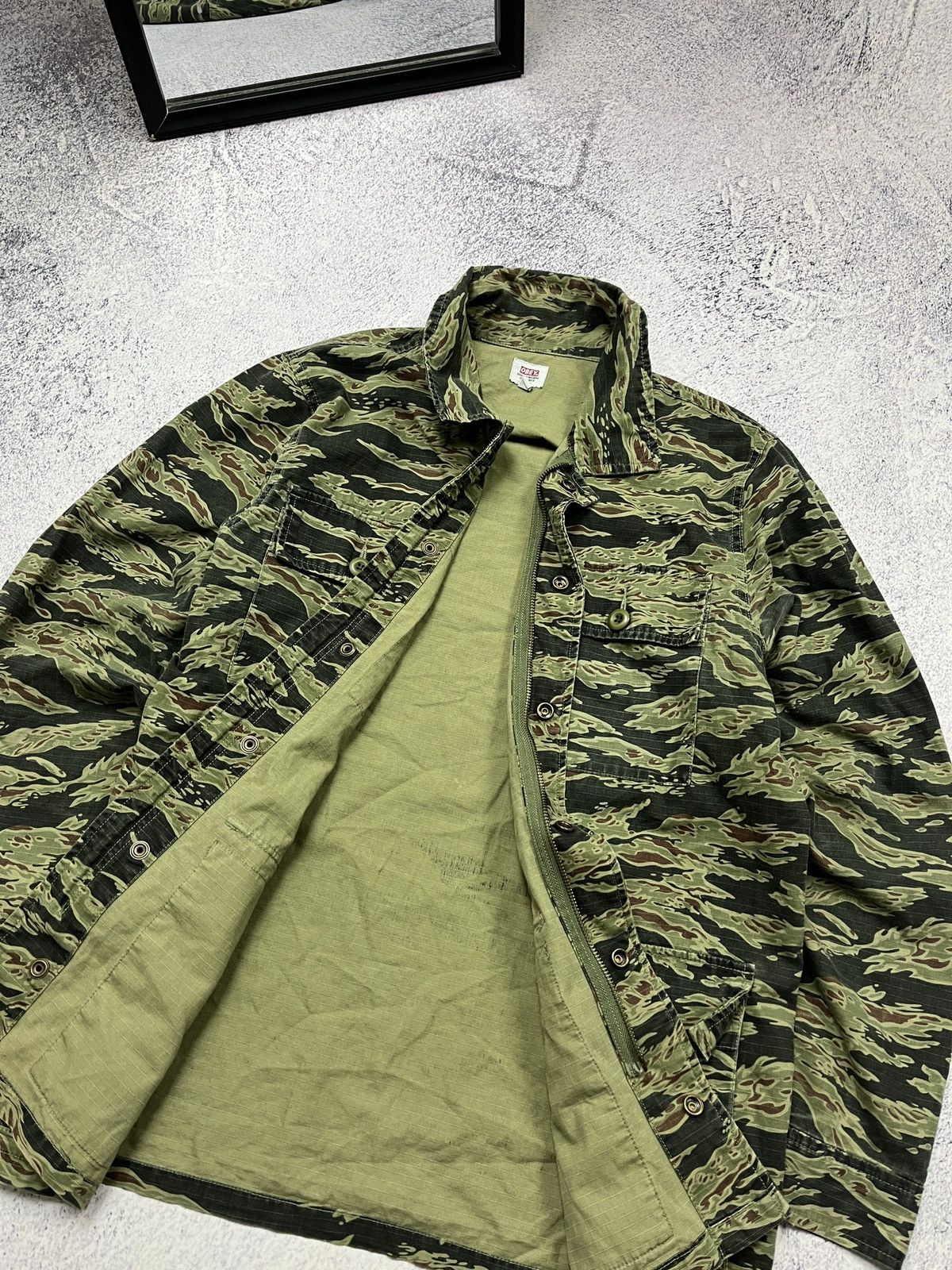 Obey Obey Green All Over Print Camo Field Coach Jacket Size US M / EU 48-50 / 2 - 8 Thumbnail