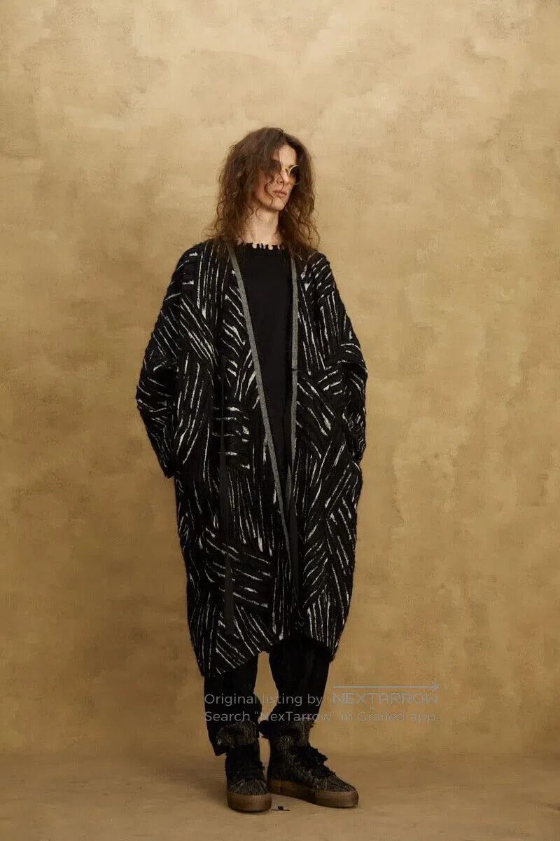 Uma Wang Uma Wang Wool Striped Duster Coat. Size US S / EU 44-46 / 1 - 1 Thumbnail