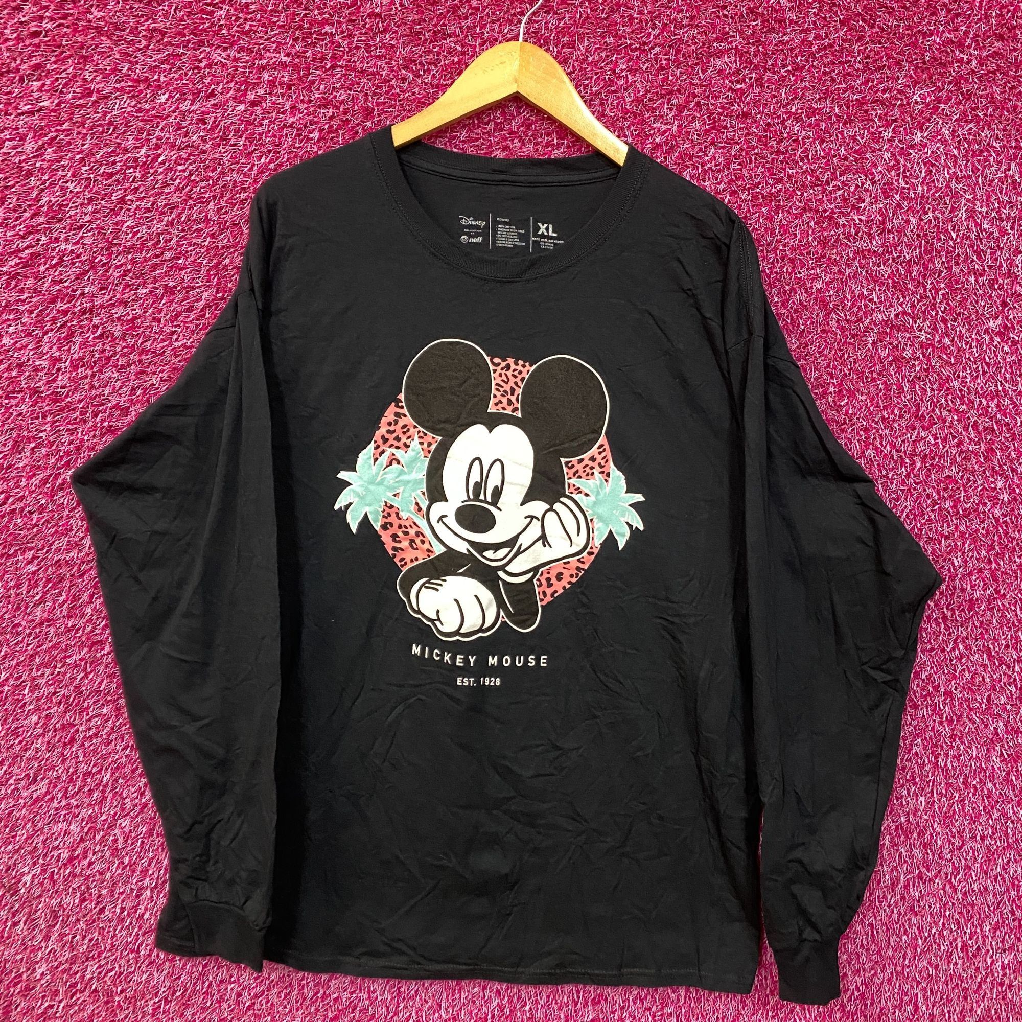 Disney Disney Mickey Mouse Palm Trees Long Sleeve T-Shirt XL Size US XL / EU 56 / 4 - 3 Thumbnail