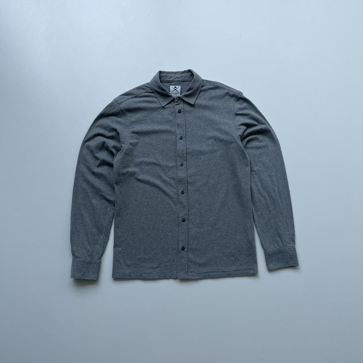 Hackett Hackett London Mayfair Balfour Cotton Button Ups Shirt Grey Size US XL / EU 56 / 4 - 1 Thumbnail