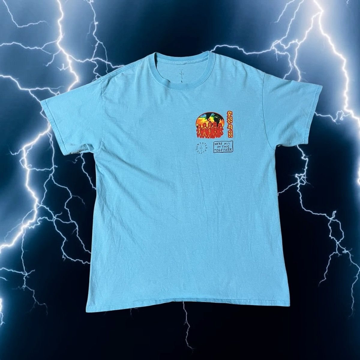 Travis Scott Travis Scott Cactus Jack Class of 2020 Covid Relief Tee Size US L / EU 52-54 / 3 - 1 Thumbnail