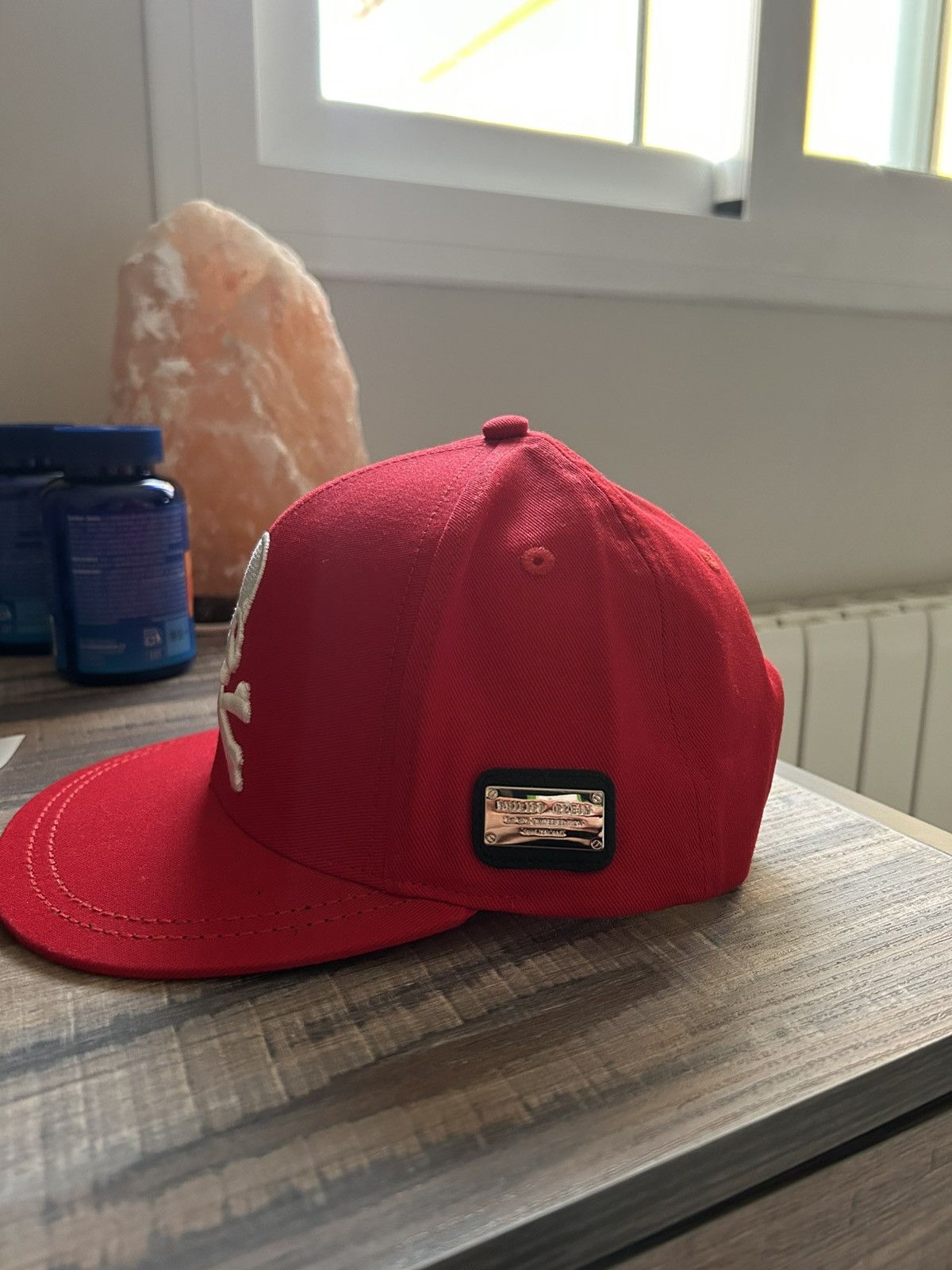 Philipp Plein Philip Plein Red Skull Hat Size ONE SIZE - 2 Thumbnail