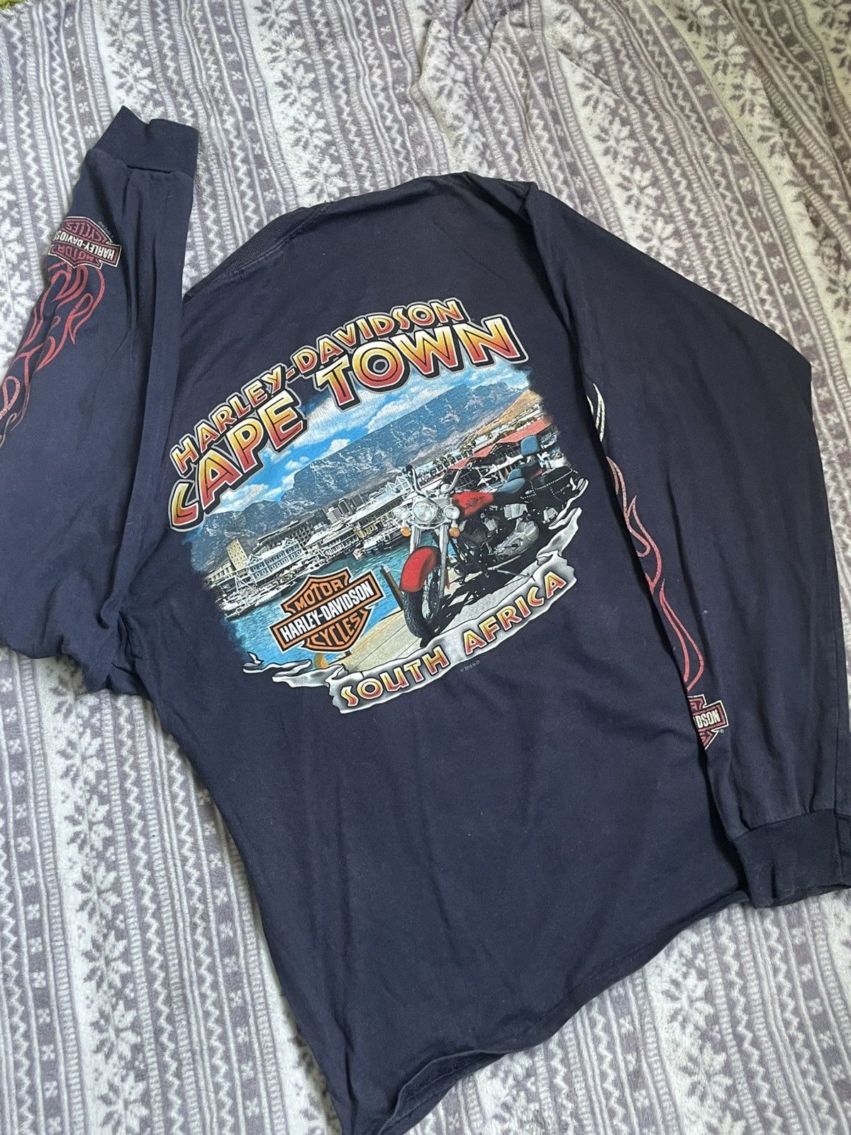 Harley Davidson Harley Davidson Vintage long sleeved t shirt Size US L / EU 52-54 / 3 - 6 Thumbnail