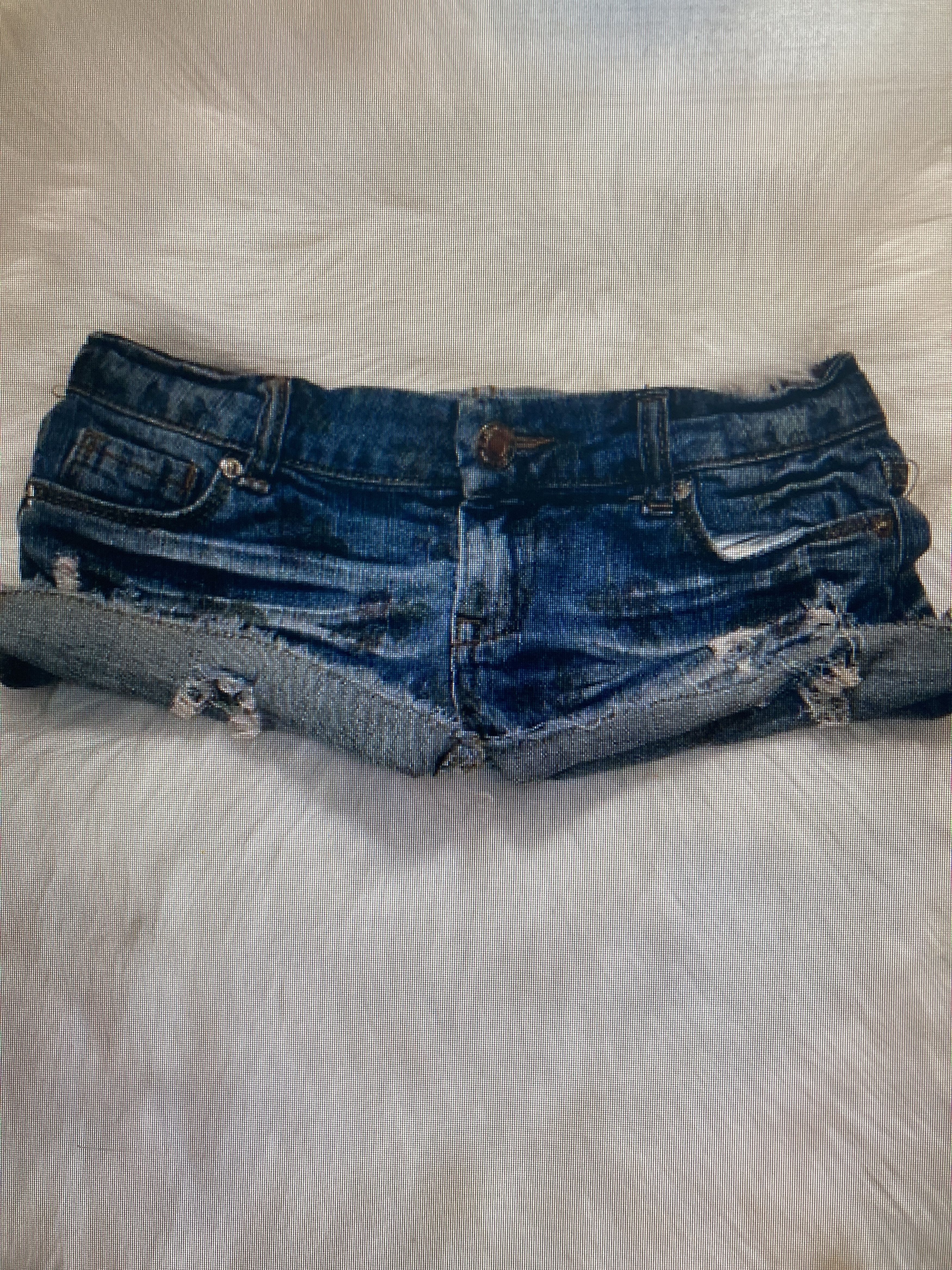 Zara Women navy shorts used Size 24" / US 00 / IT 34 - 1 Preview