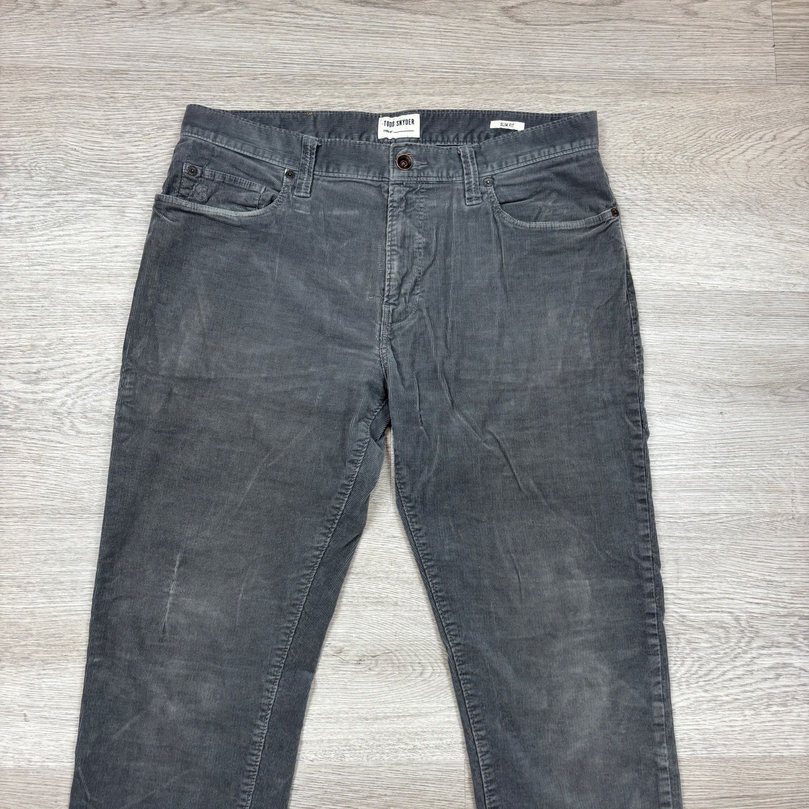 Todd Snyder Todd Snyder Slim Fit Stretch Corduroy Pants Men's 32x28 Size US 32 / EU 48 - 2 Thumbnail
