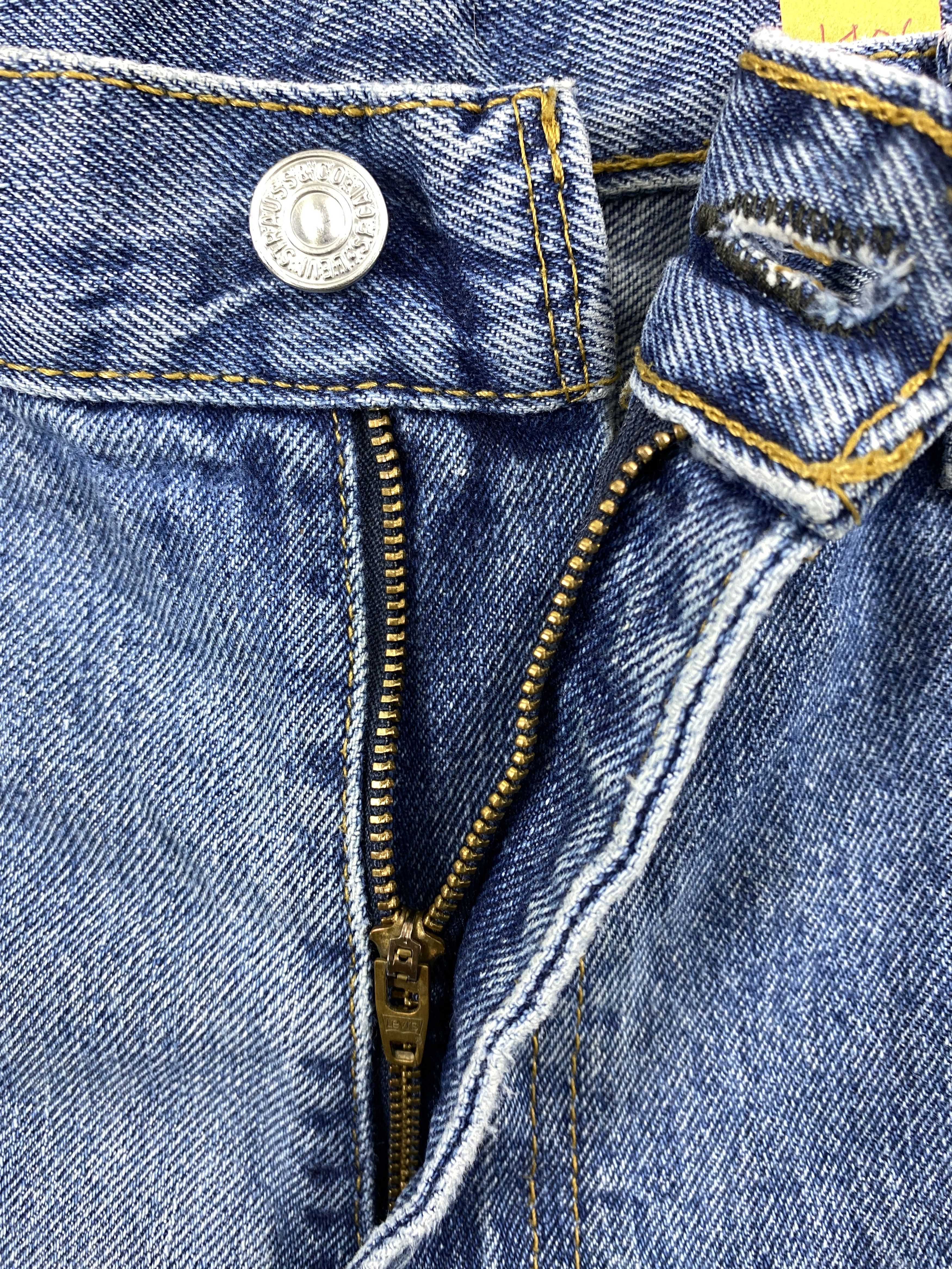 Levi's Blue Vintage Levi's 550 Jeans 38x33 Denim -JN1406 Size US 38 / EU 54 - 6 Thumbnail