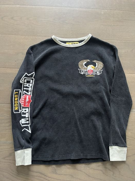 Sudadera Corteiz Thermal Manga Larga - Tejido Térmico | Azul Marino