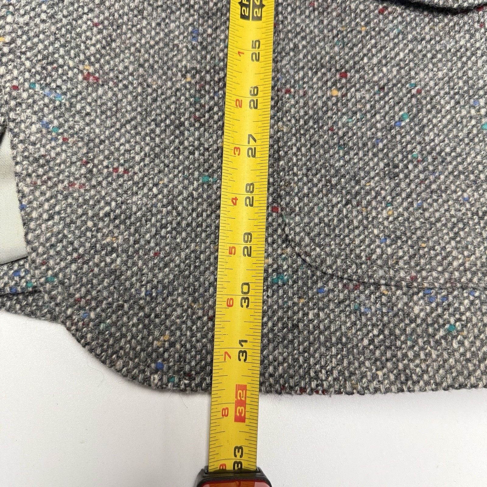 Pendleton Vintage Pendleton Tweed Wool Blazer Sport Coat Mens 44 Gray Size 44R - 14 Thumbnail