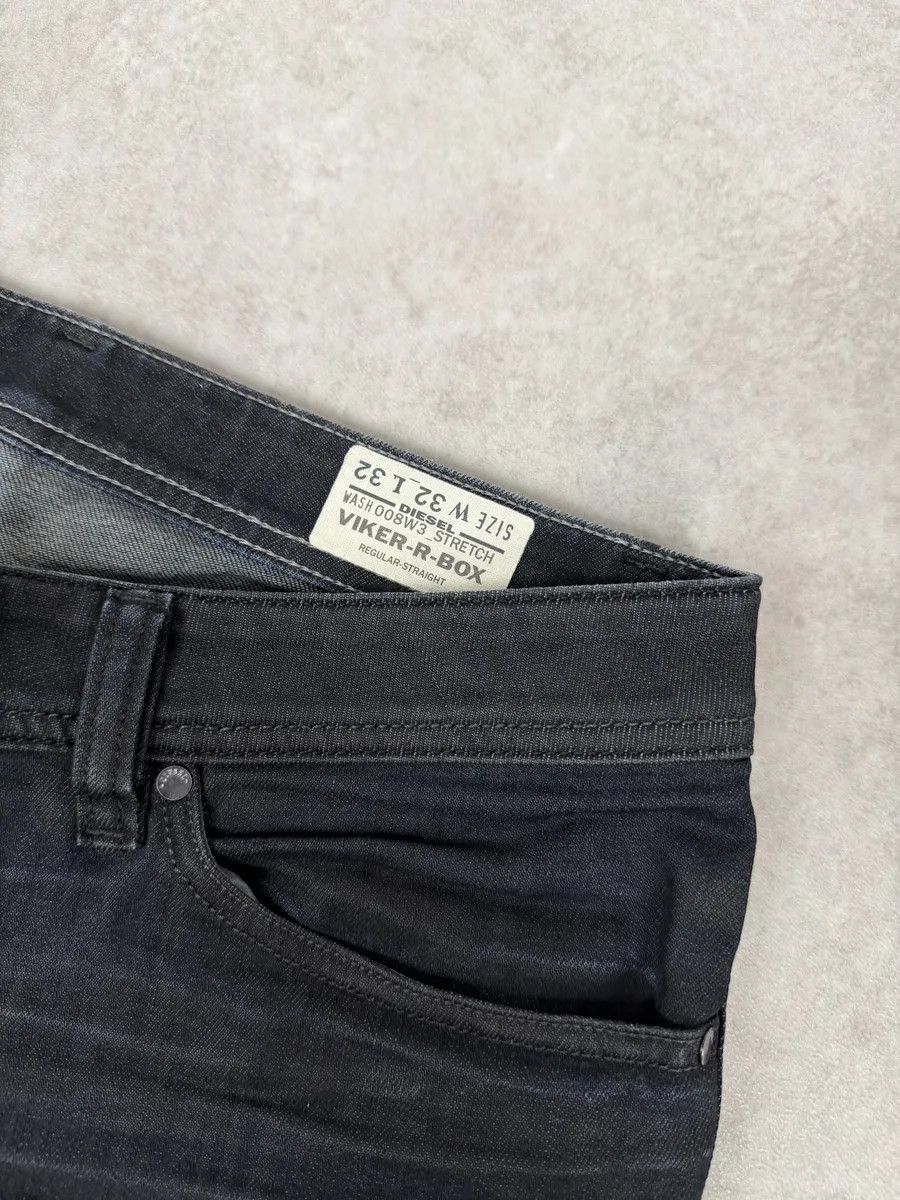Diesel Diesel Black Stretch Biker Denim Jeans Size US 32 / EU 48 - 13 Thumbnail