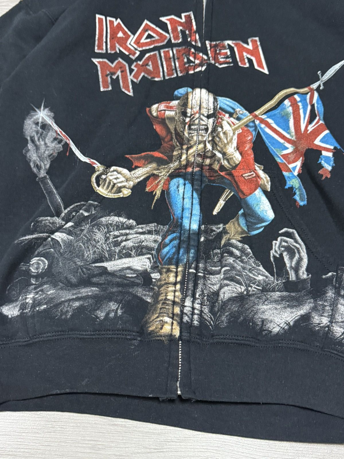 Iron Maiden Iron Maiden zip hoodie big print gildan no one wins Size US M / EU 48-50 / 2 - 7 Thumbnail