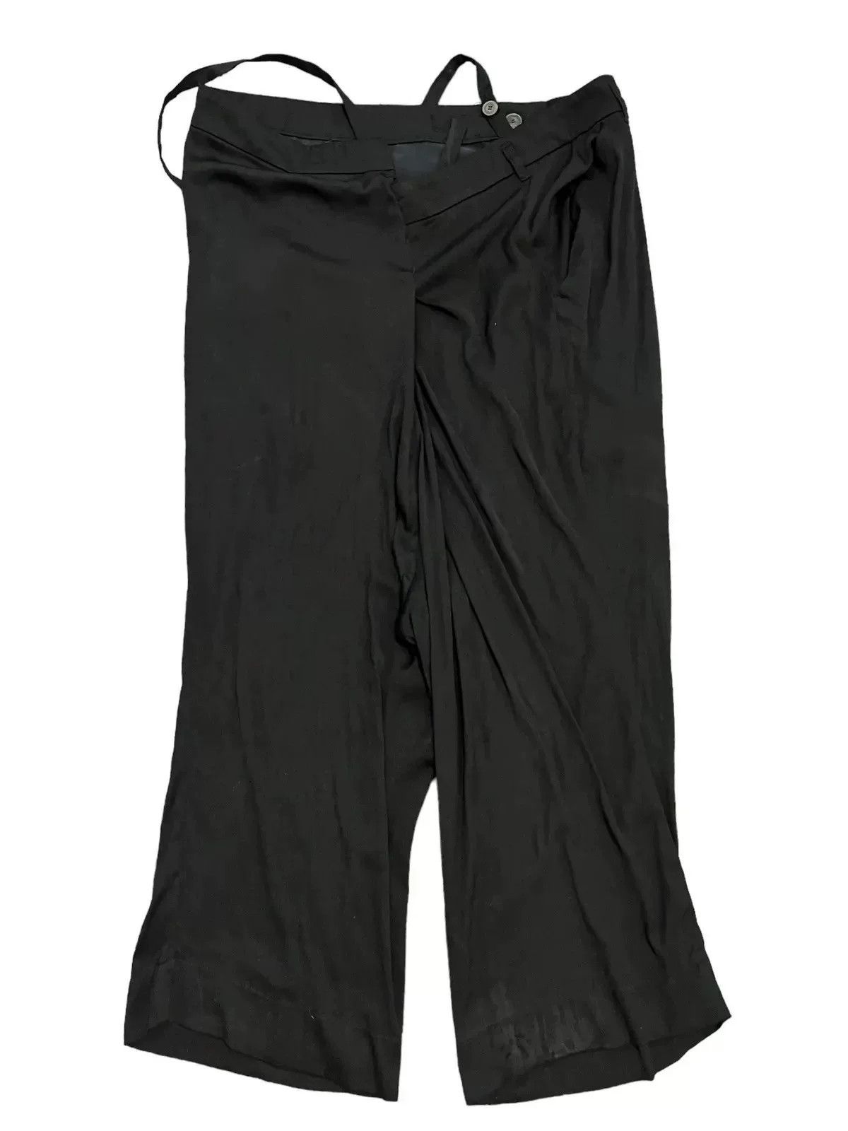 Haider Ackermann haider ackermann black tie-waist pants Size 23" - 1 Thumbnail