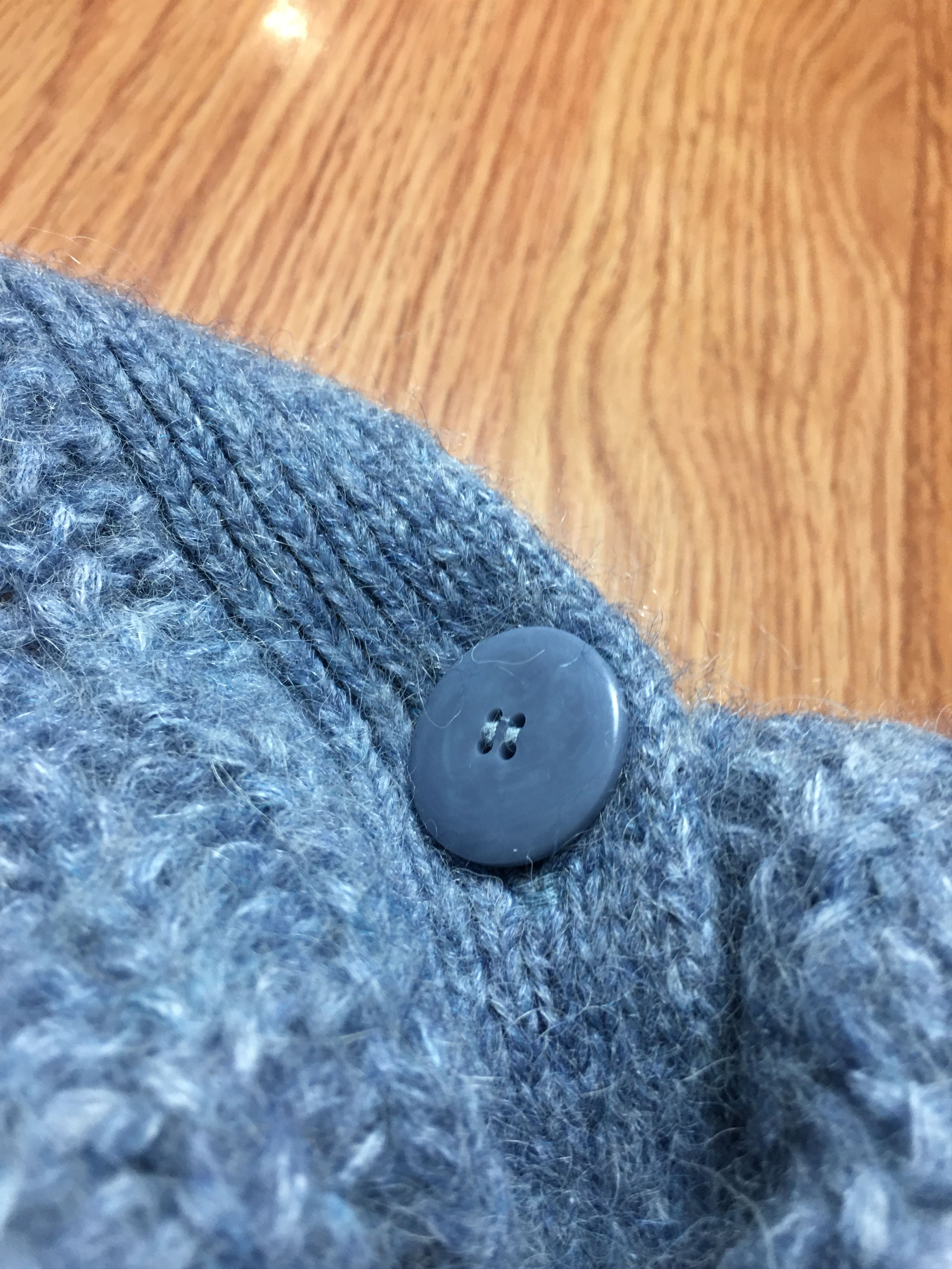 Sezane SEZANE Basile Alpaca Wool Cardigan Blue Size S Size S / US 4 / IT 40 - 10 Thumbnail