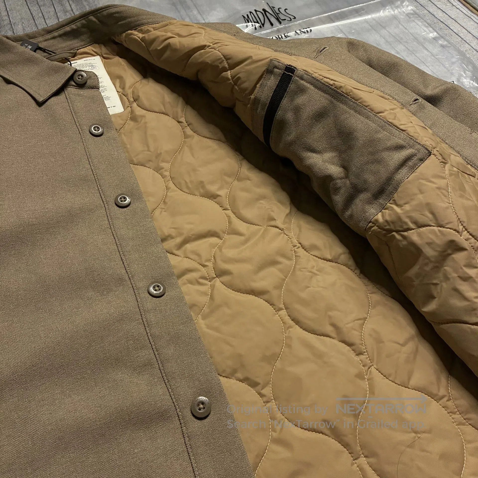 Madness MADNESS 22AW Balmaccan Cotton Coat. Size US L / EU 52-54 / 3 - 6 Thumbnail